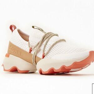 Sorel Women's Athletic Shoes in White and Tan